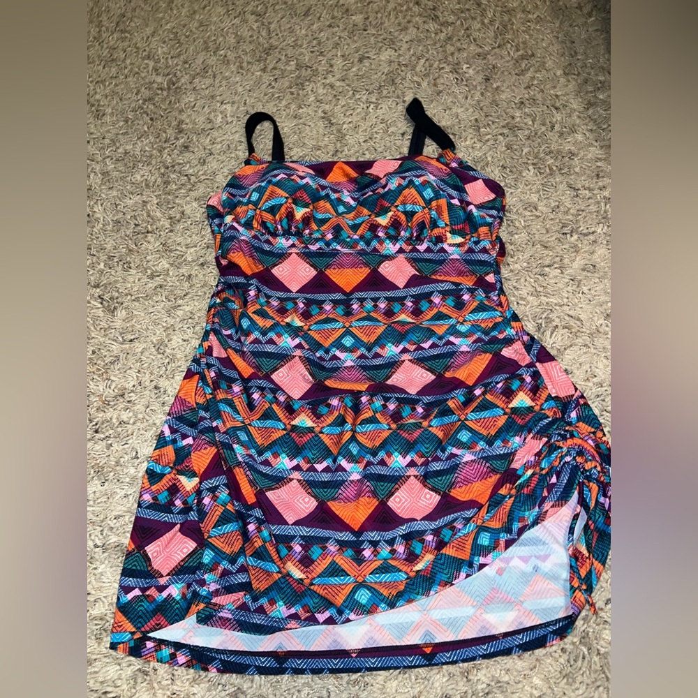 Women’s 16 new without tags swim suit one piece dress